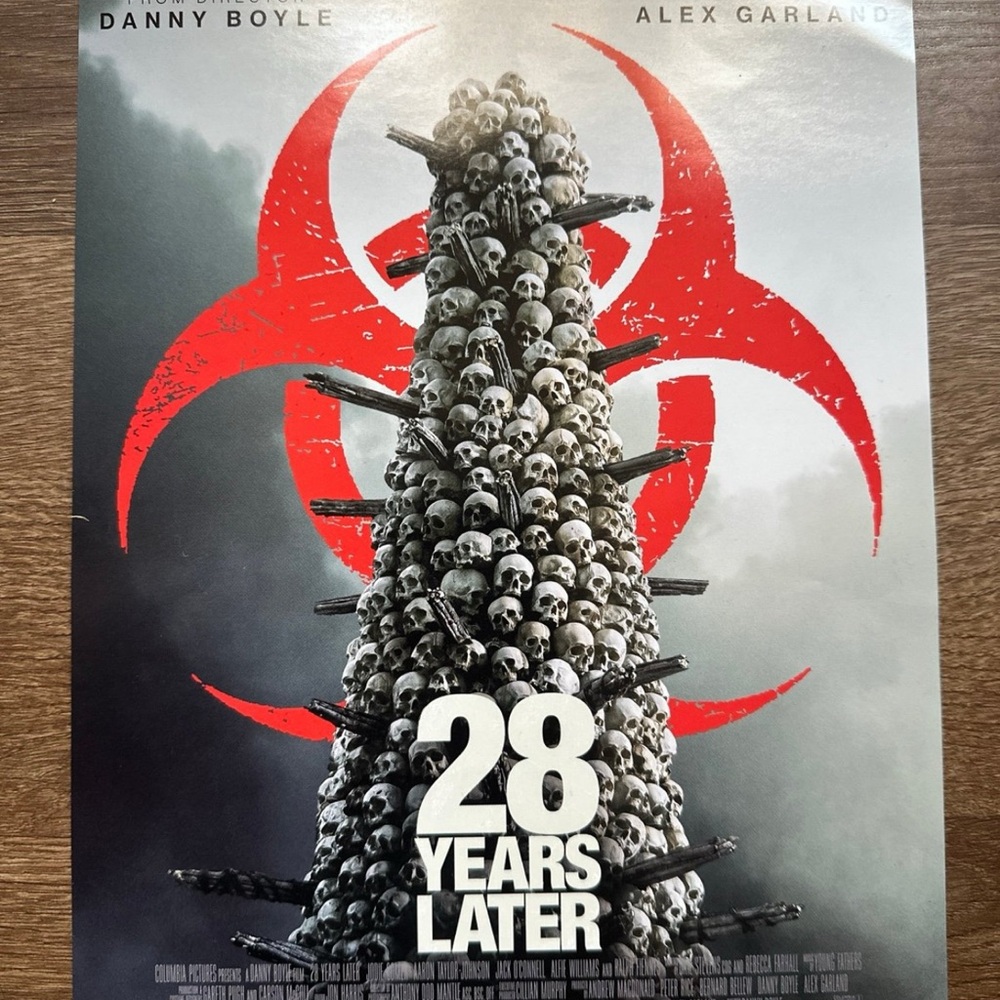 28 YEARS LATER 2025 DOUBLE-SIDED Regal  (8.5x11) Mini Movie MAP poster